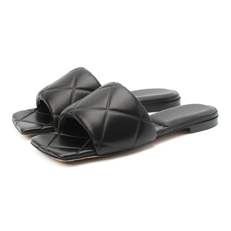 Шлепанцы женские кожаные